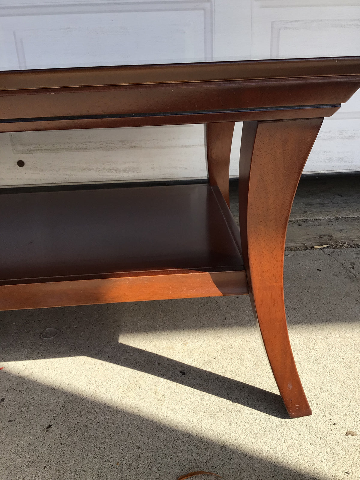 Dark Wood Coffee Table