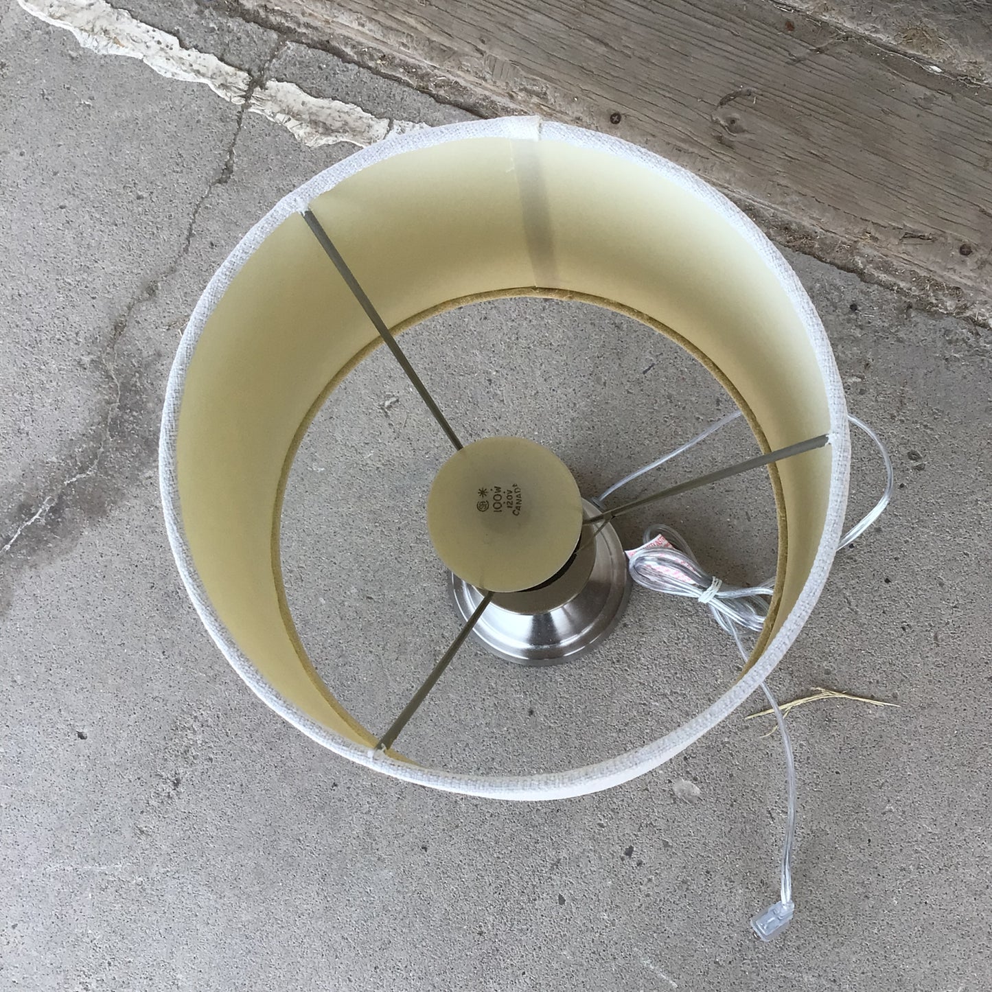 Small Silver Lamp