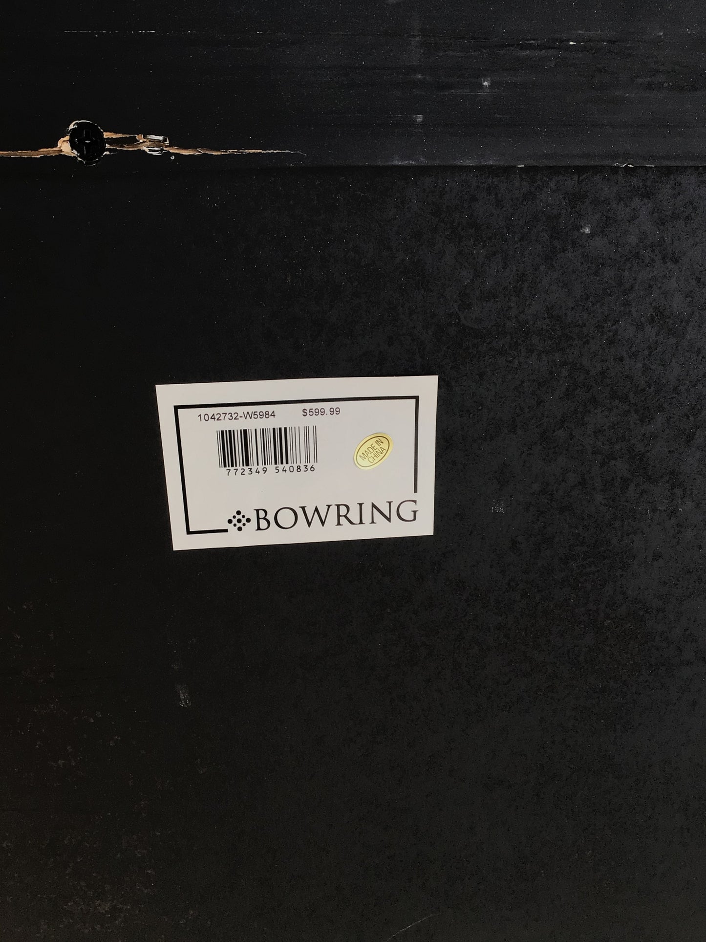 Large Bowring Art Piece