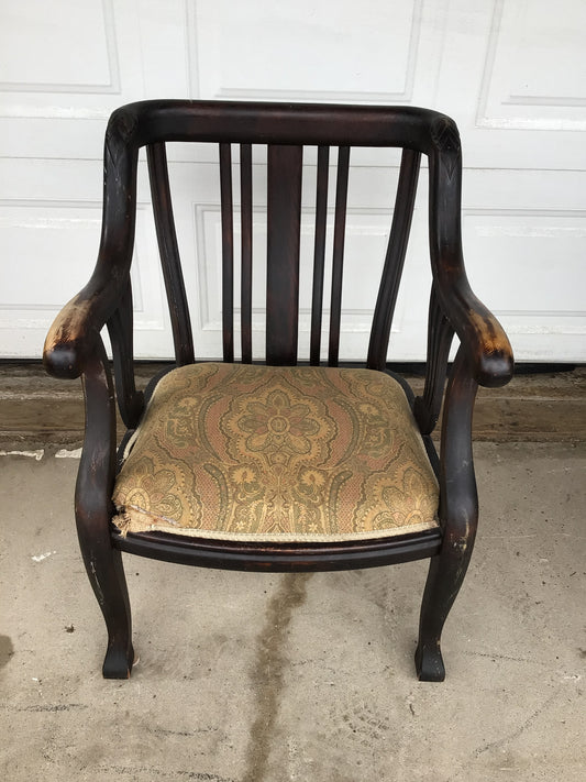 Vintage Spindle Back Armchair