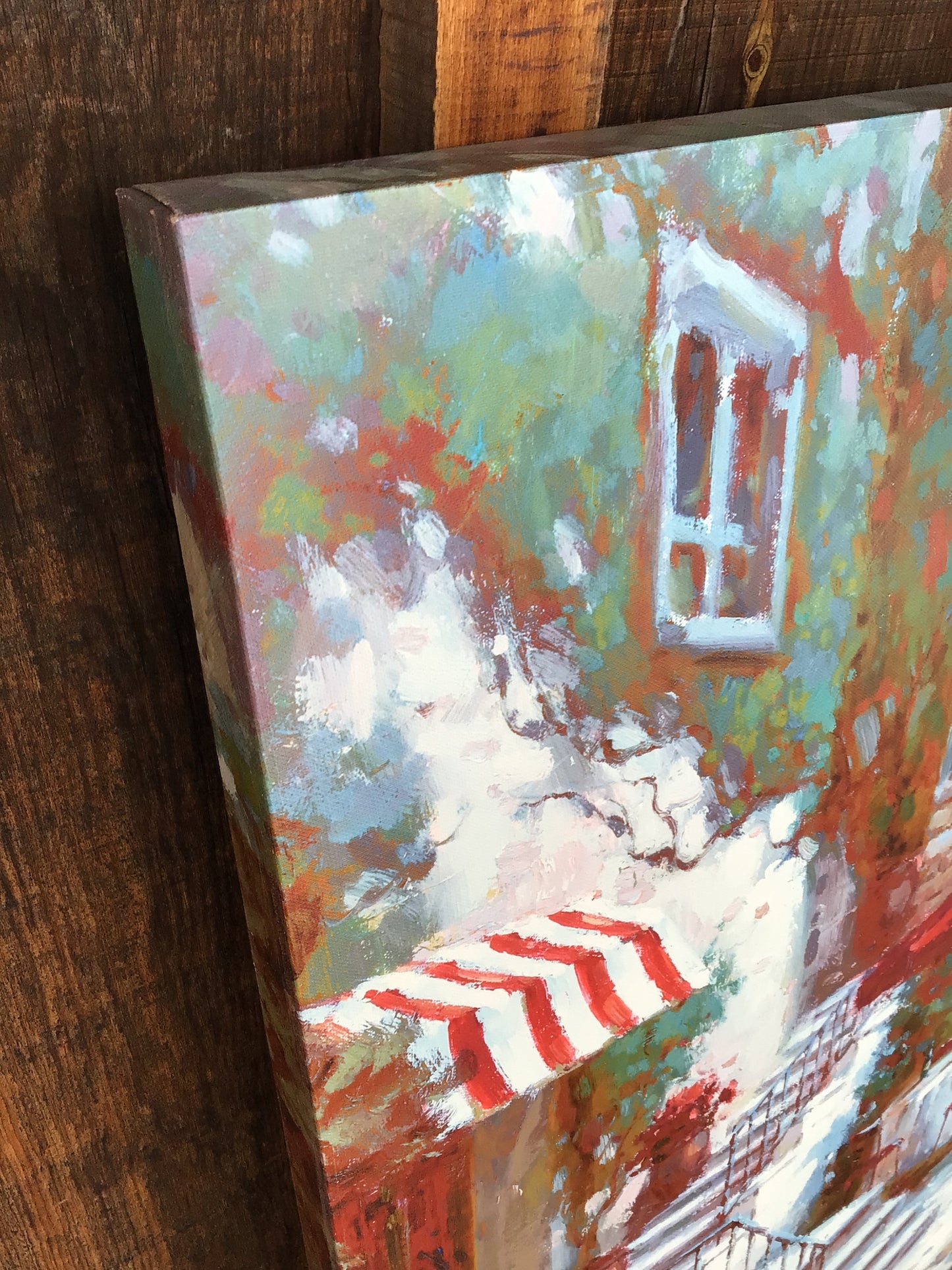 Canvas Print of an Italian Street