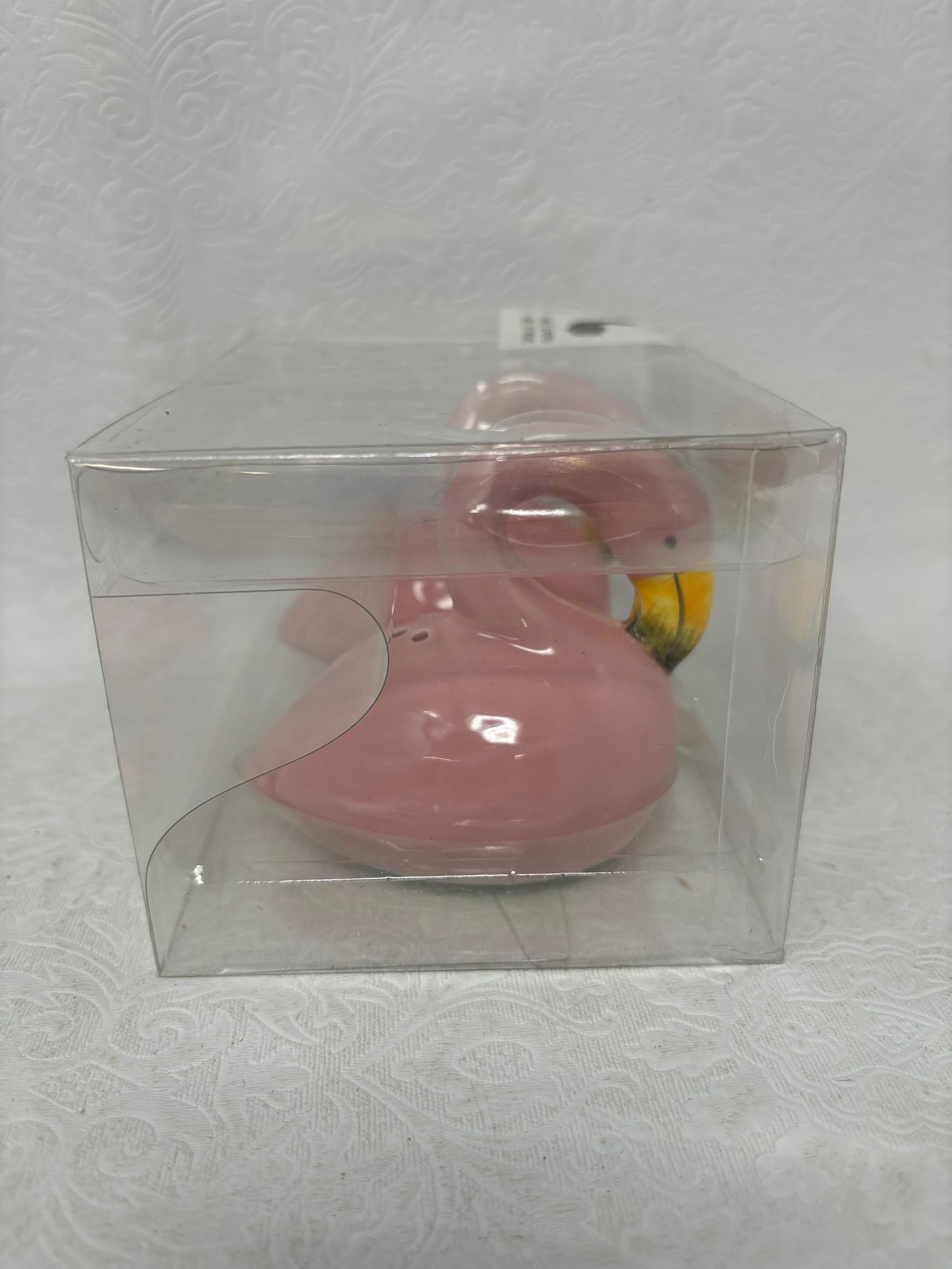 Ceramic Pink Flamingo Salt & Pepper Shaker Set