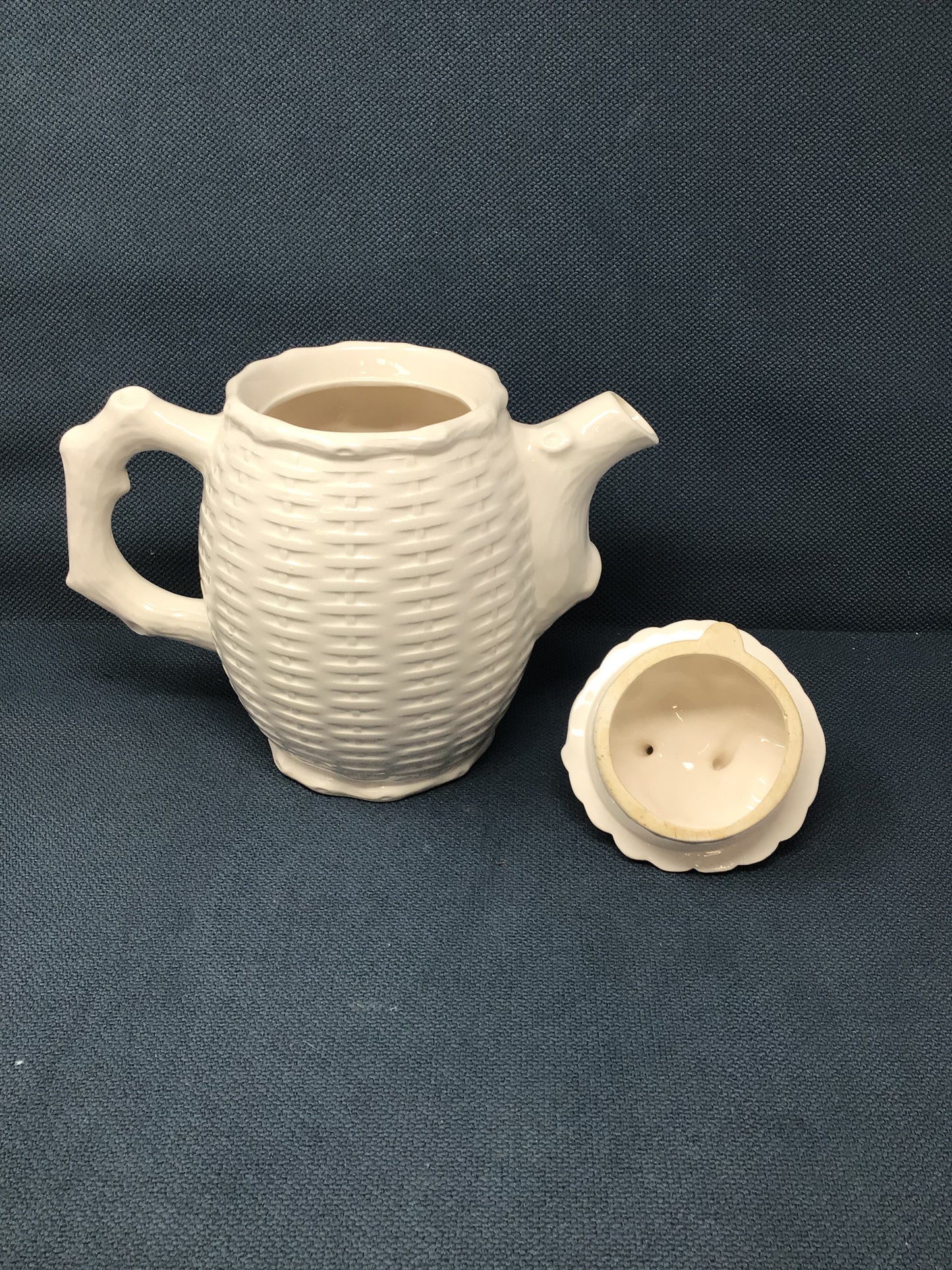 Ceramic Teapot - “Basket & Fruit”