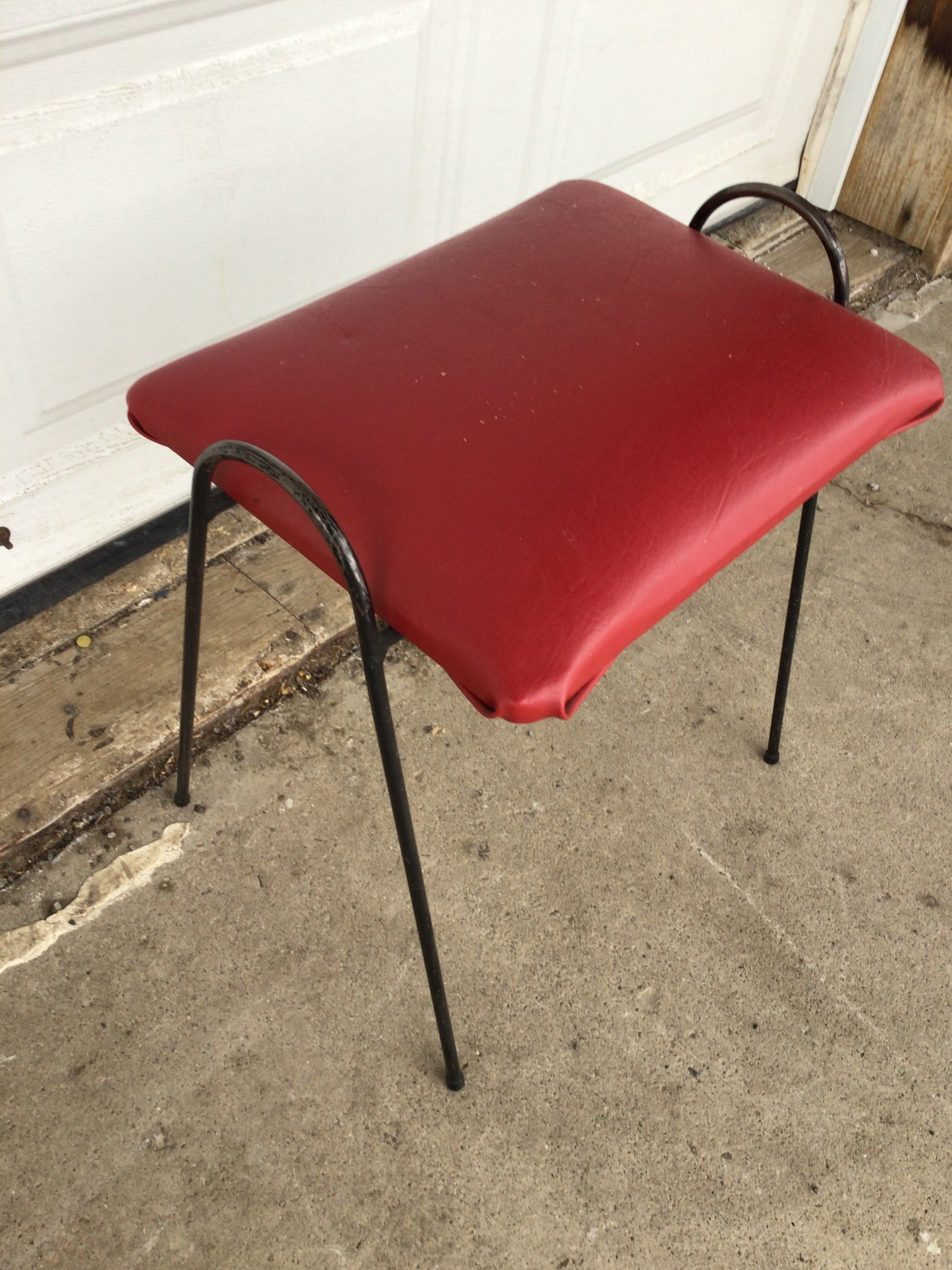 Red Foot Stool