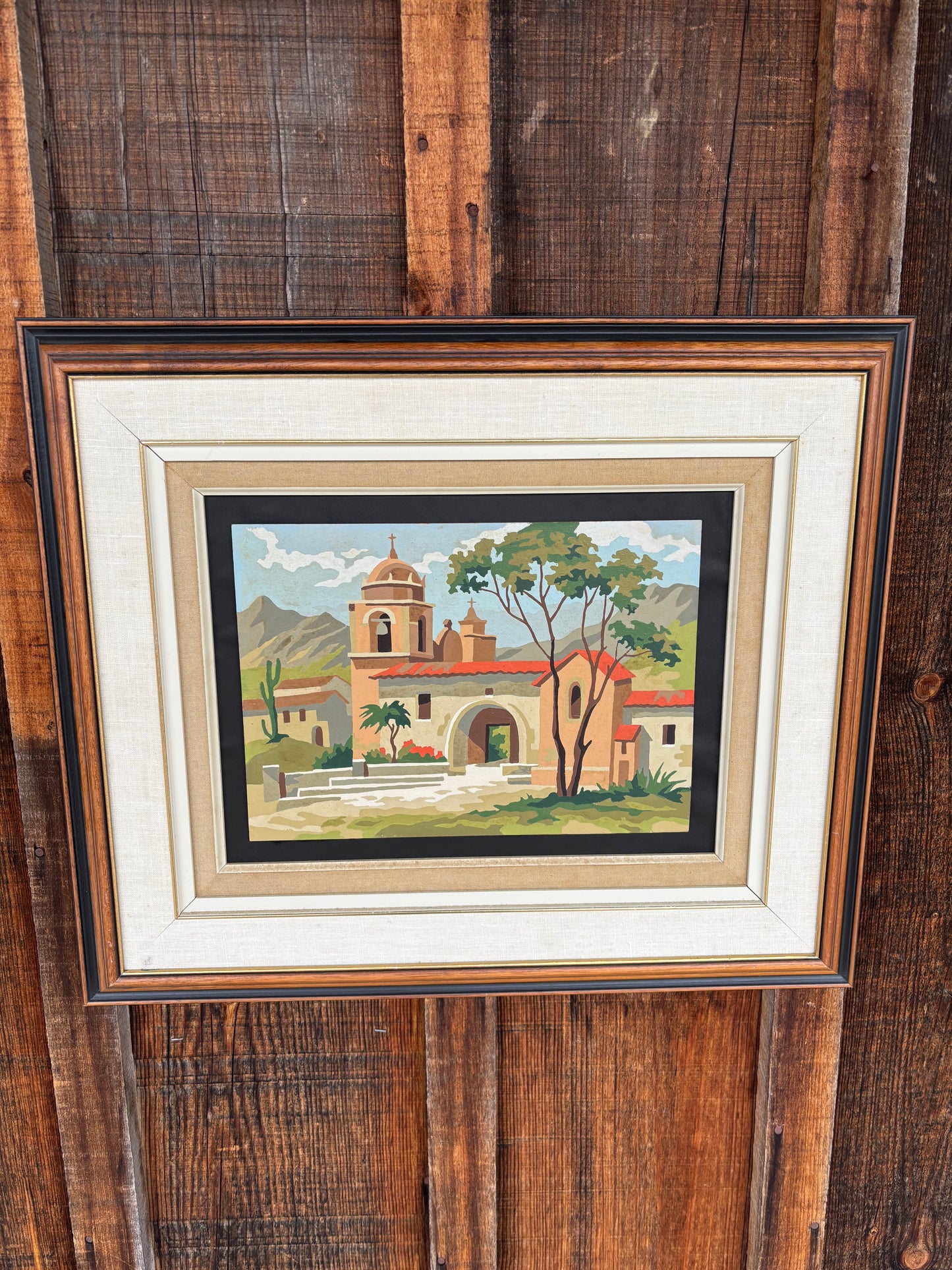 Vintage Paint by Number “Desert Sanctuary”