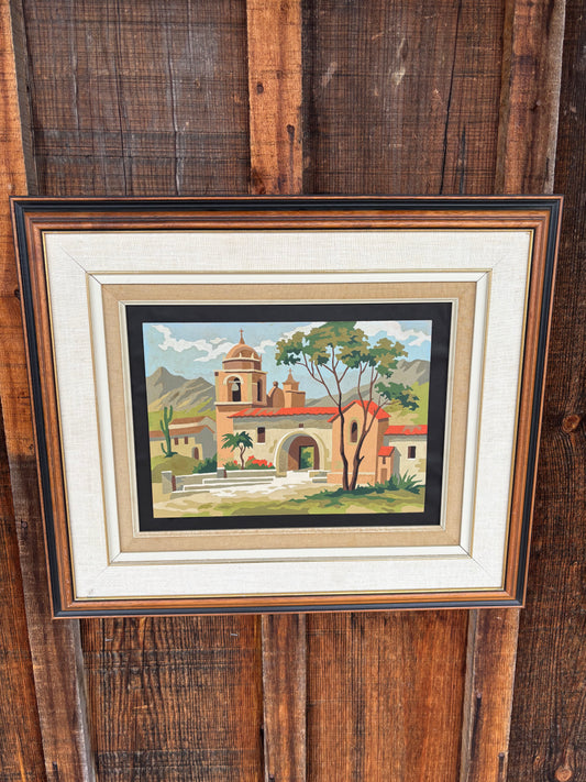 Vintage Paint by Number “Desert Sanctuary”