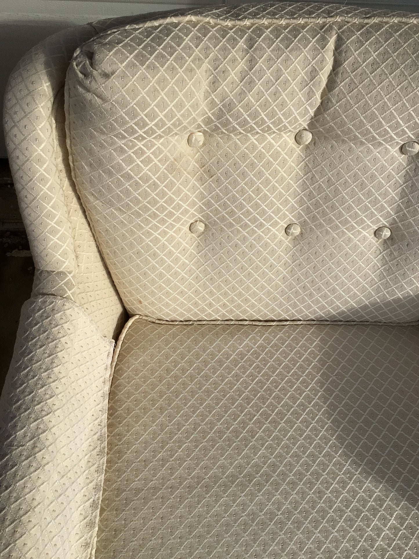 Cream Armchair