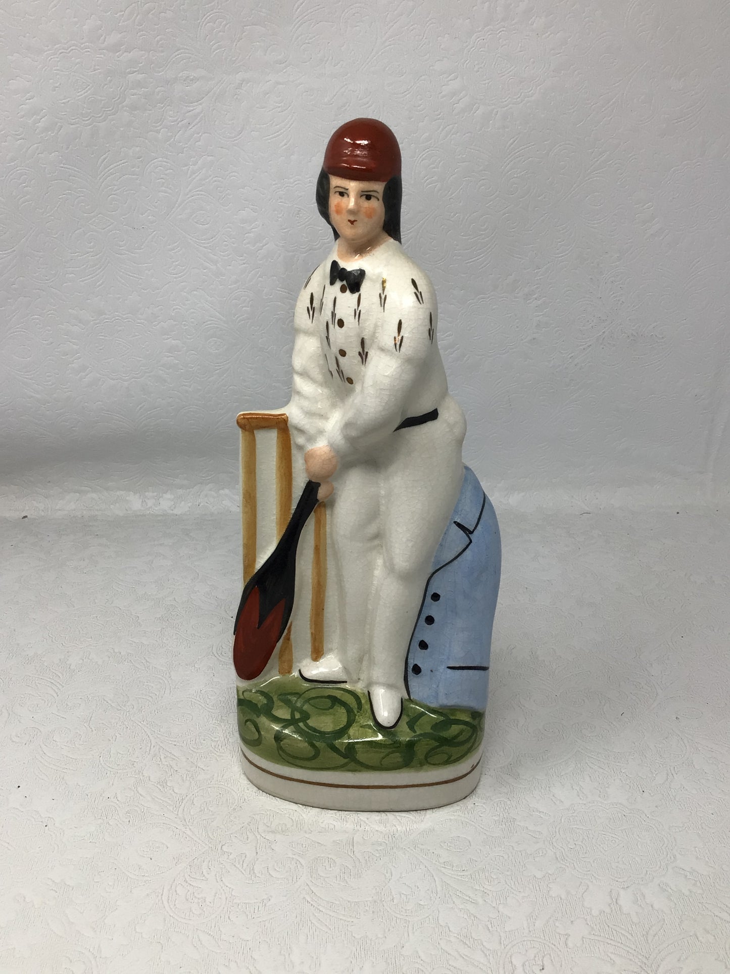 Staffordshire Victorian Cricketer Figurine