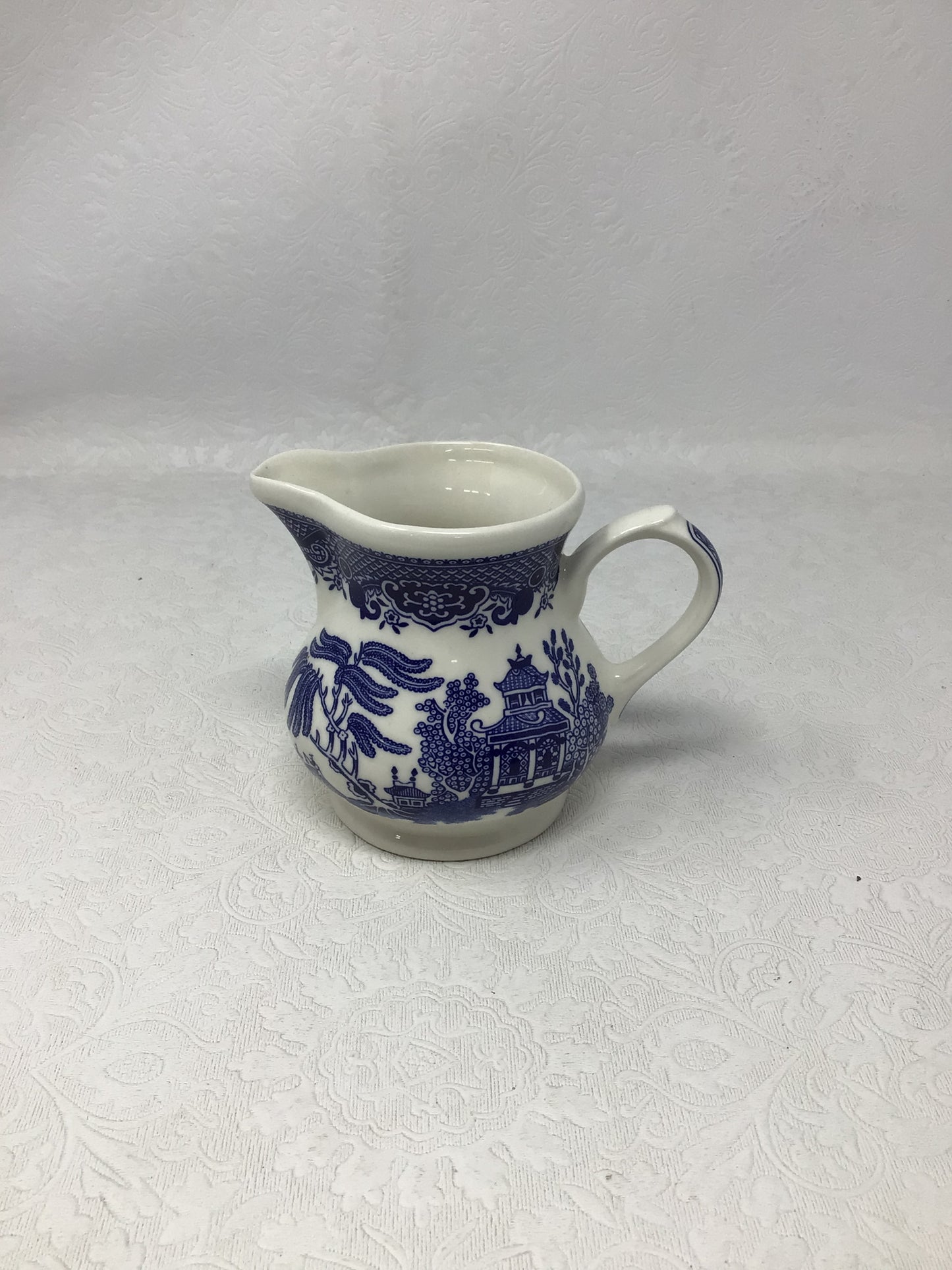 Churchill Blue Willow Creamer