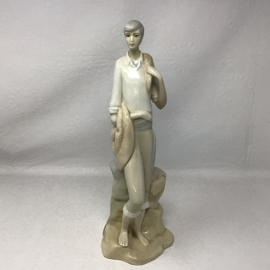 Porceval Man with Scarf Figurine - Made in Spain