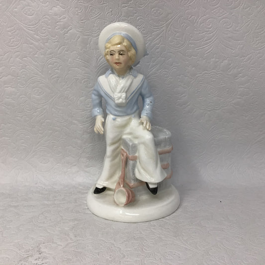 Vintage Signed Royal Staffordshire Thursday Travelling Figurine