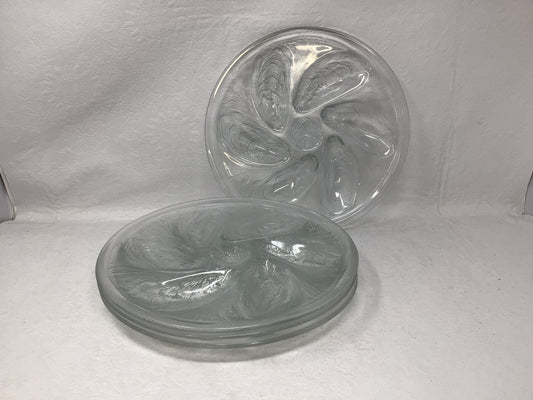 Vintage Arcoroc Oyster Plates