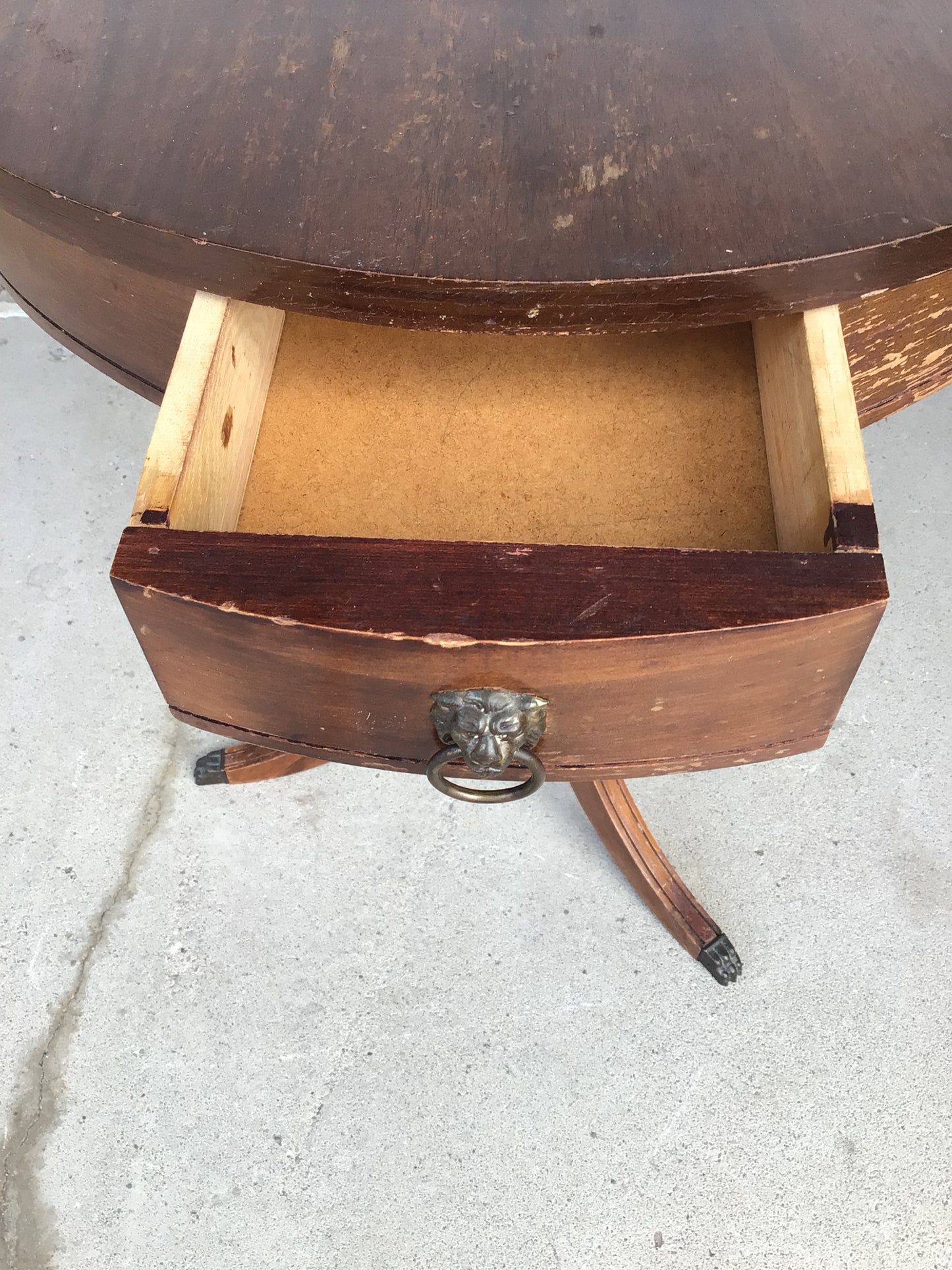 Circular Wooden Coffee Table