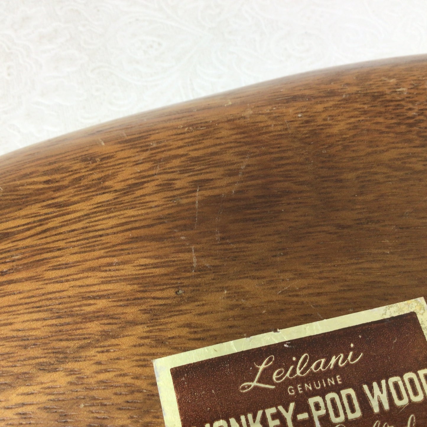 Leilani Tropical Monkey-Pod Wood Sectioned Serving Dish