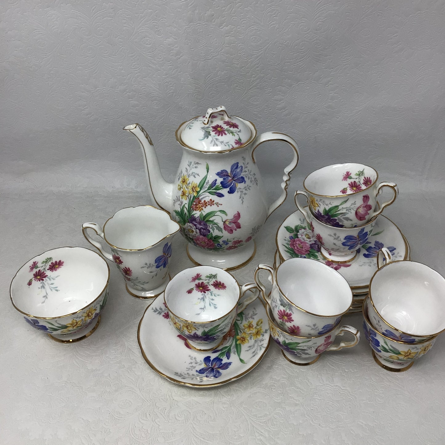 18 Piece Royal Stafford China Tea Set