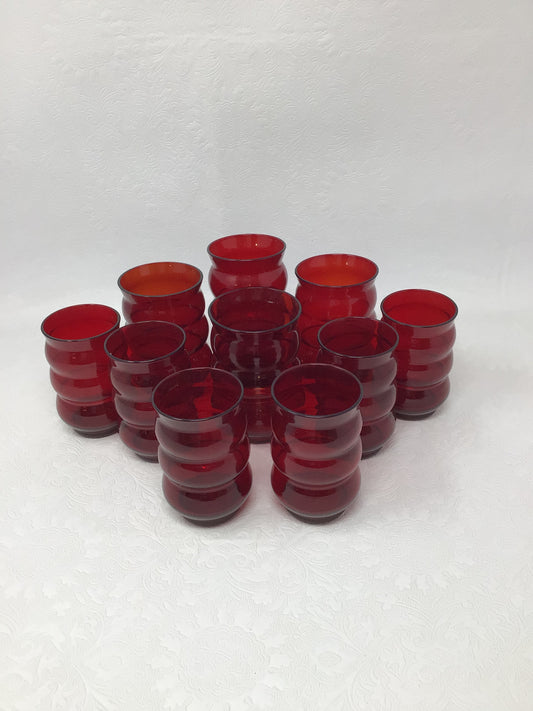Anchor Hocking Ruby Red Tumbler Set