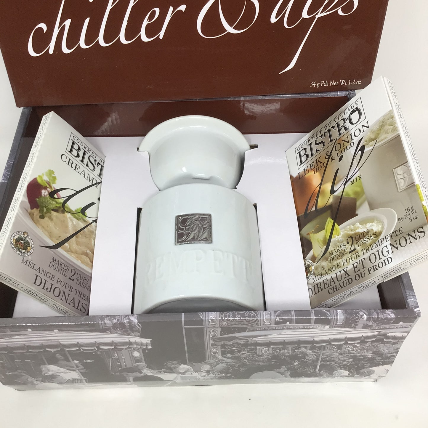 Gourmet Du Village Bistro Collection - Dip Chiller Set