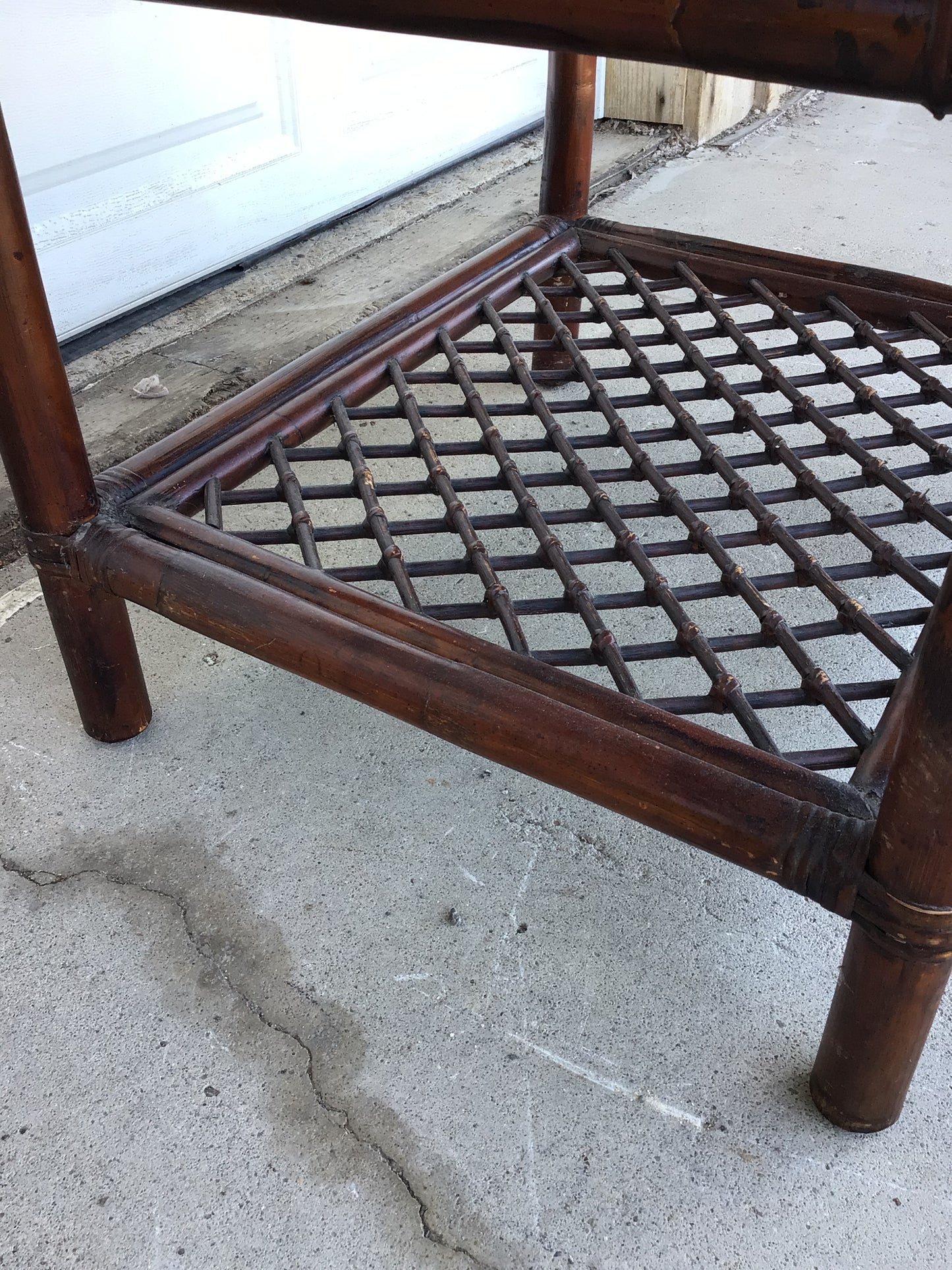 Rattan Side Table