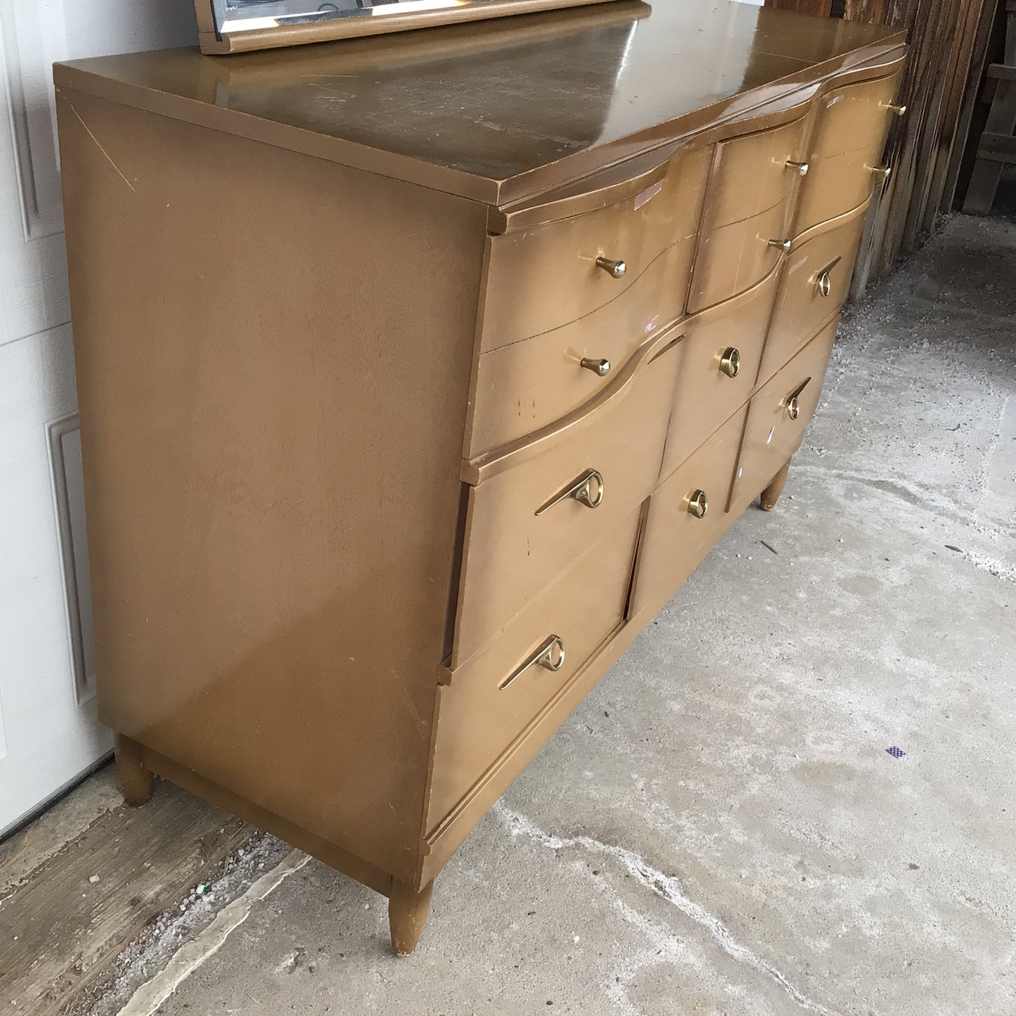 Mid Century Dresser with Mirror