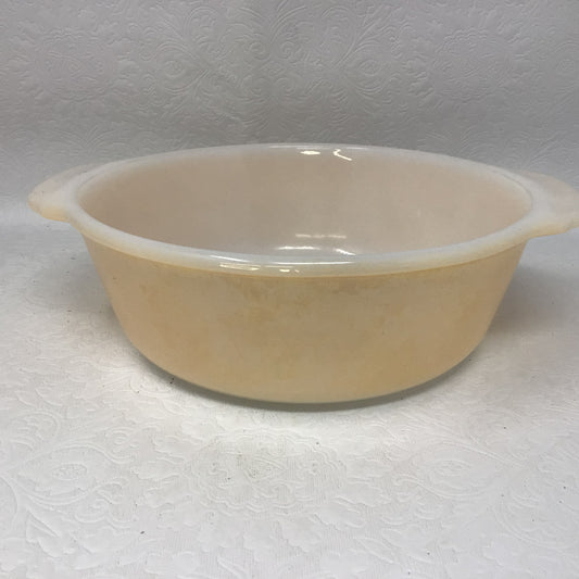 Vintage Fire King Peach Lustre 1 Q Baking Dish