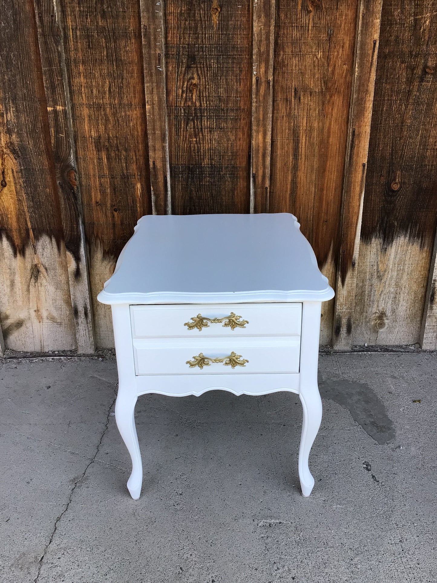 White French Provincial Side Table