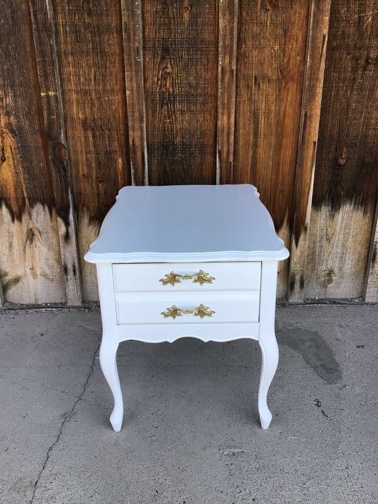 White French Provincial Side Table