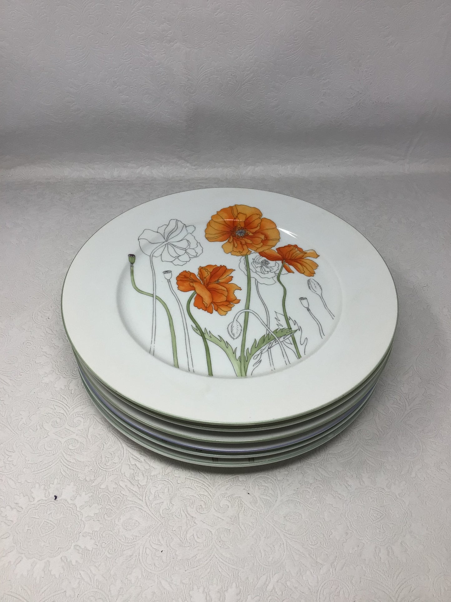 Botanical Floral Dinner Plates