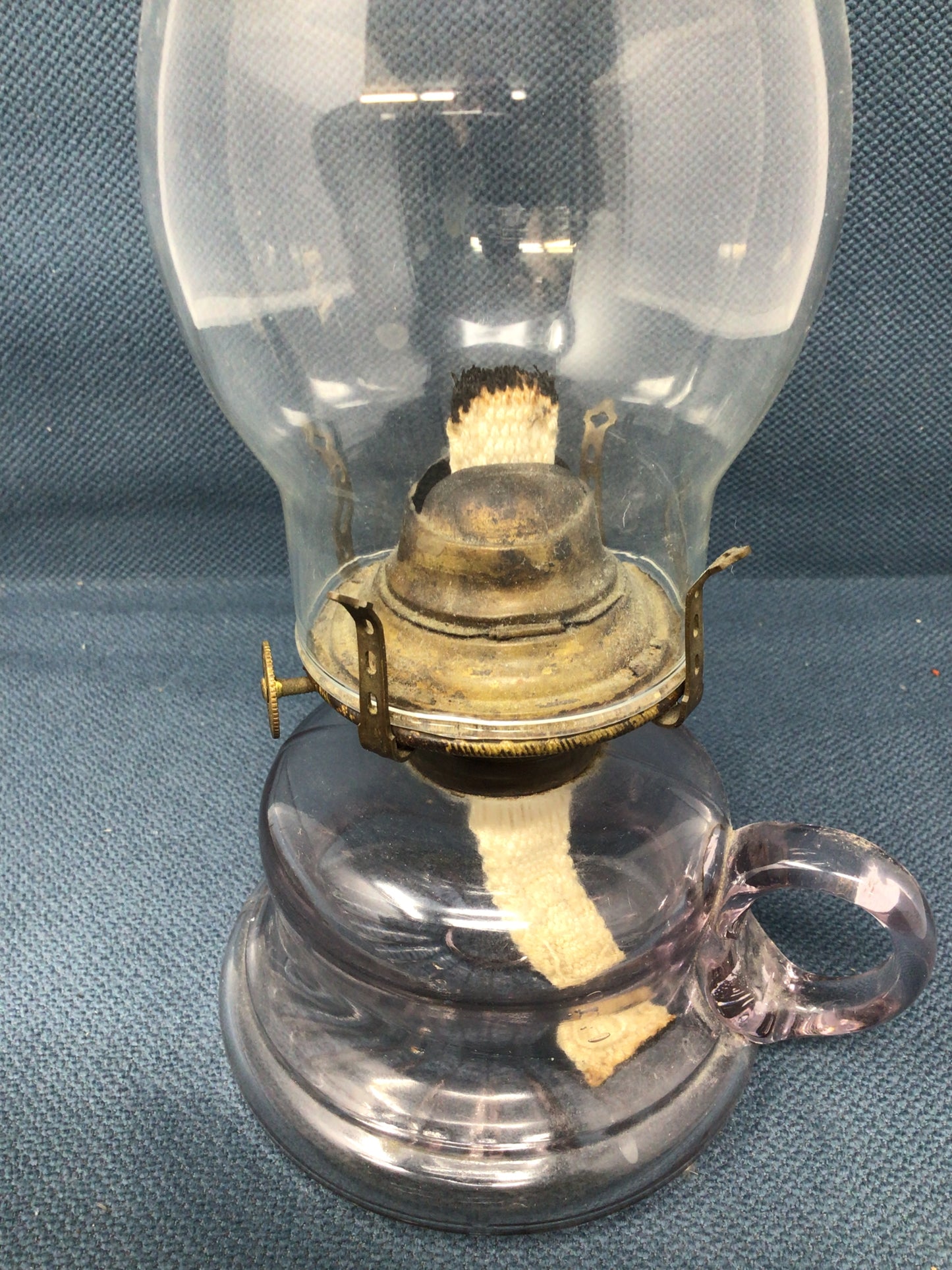 Classic Vintage Glass Oil Lamp