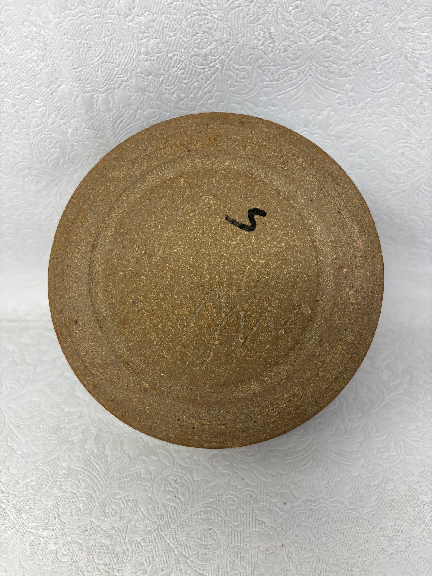 Glazed Speckled Pottery Bowl