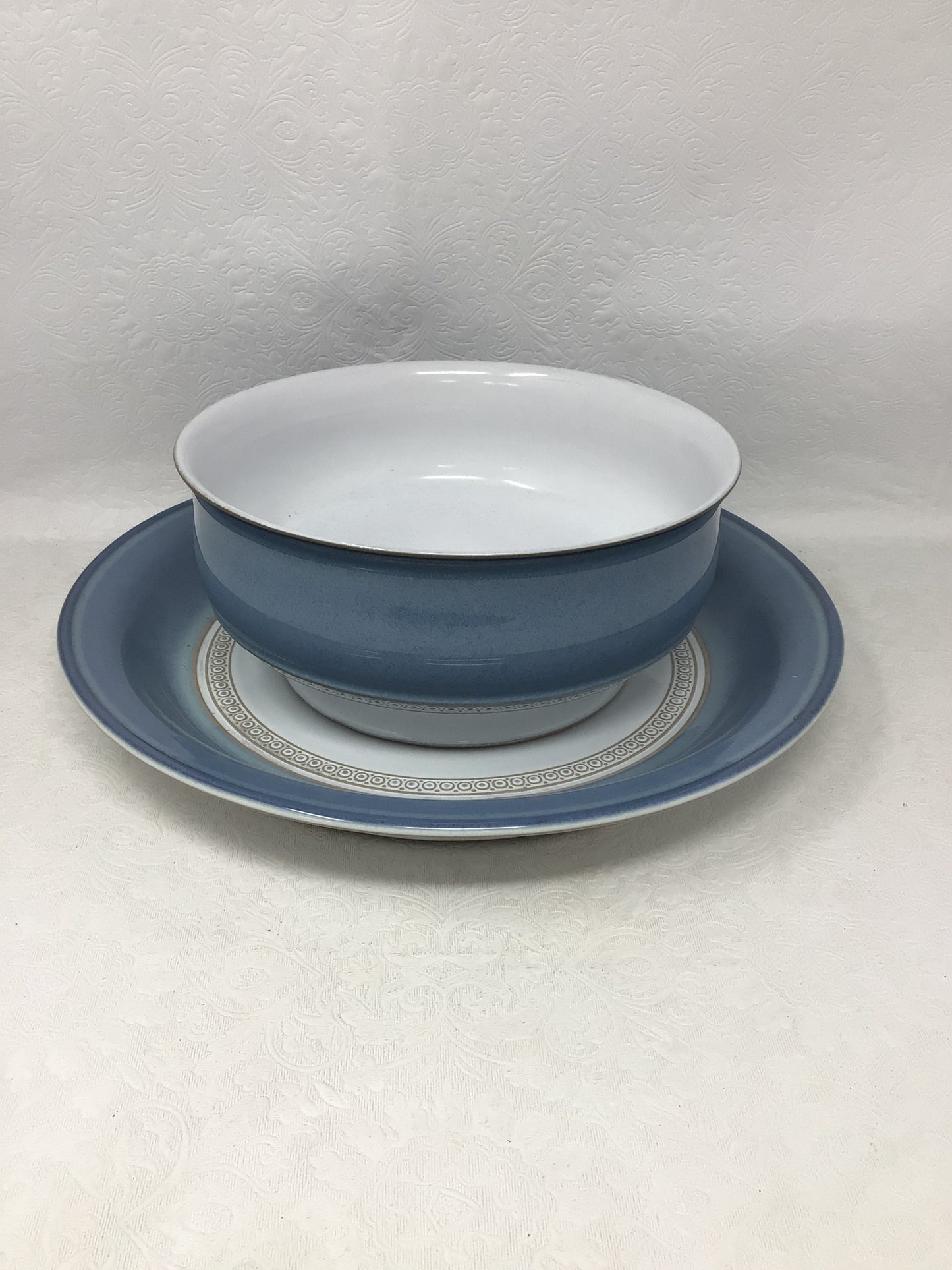 Denby Castile Blue Bowl & Plate