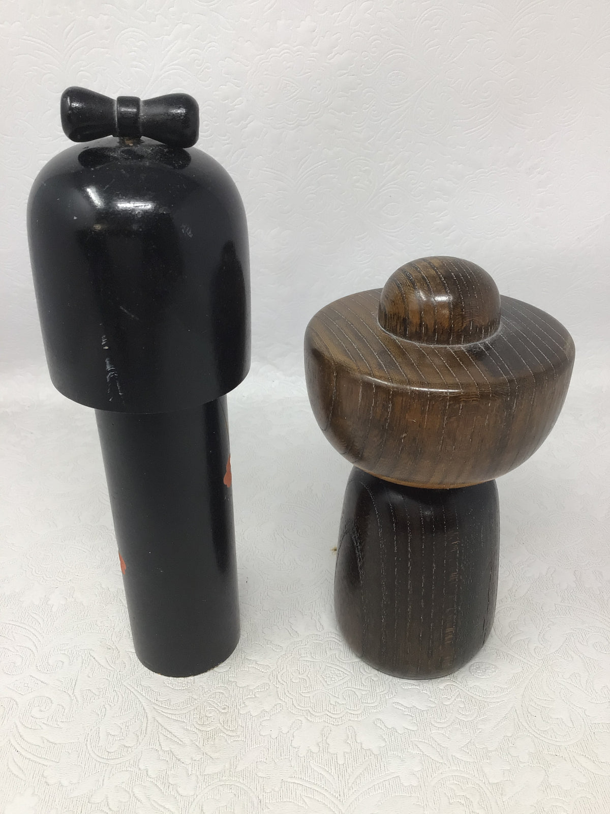 Set Of 2 Vintage Kokeshi Dolls