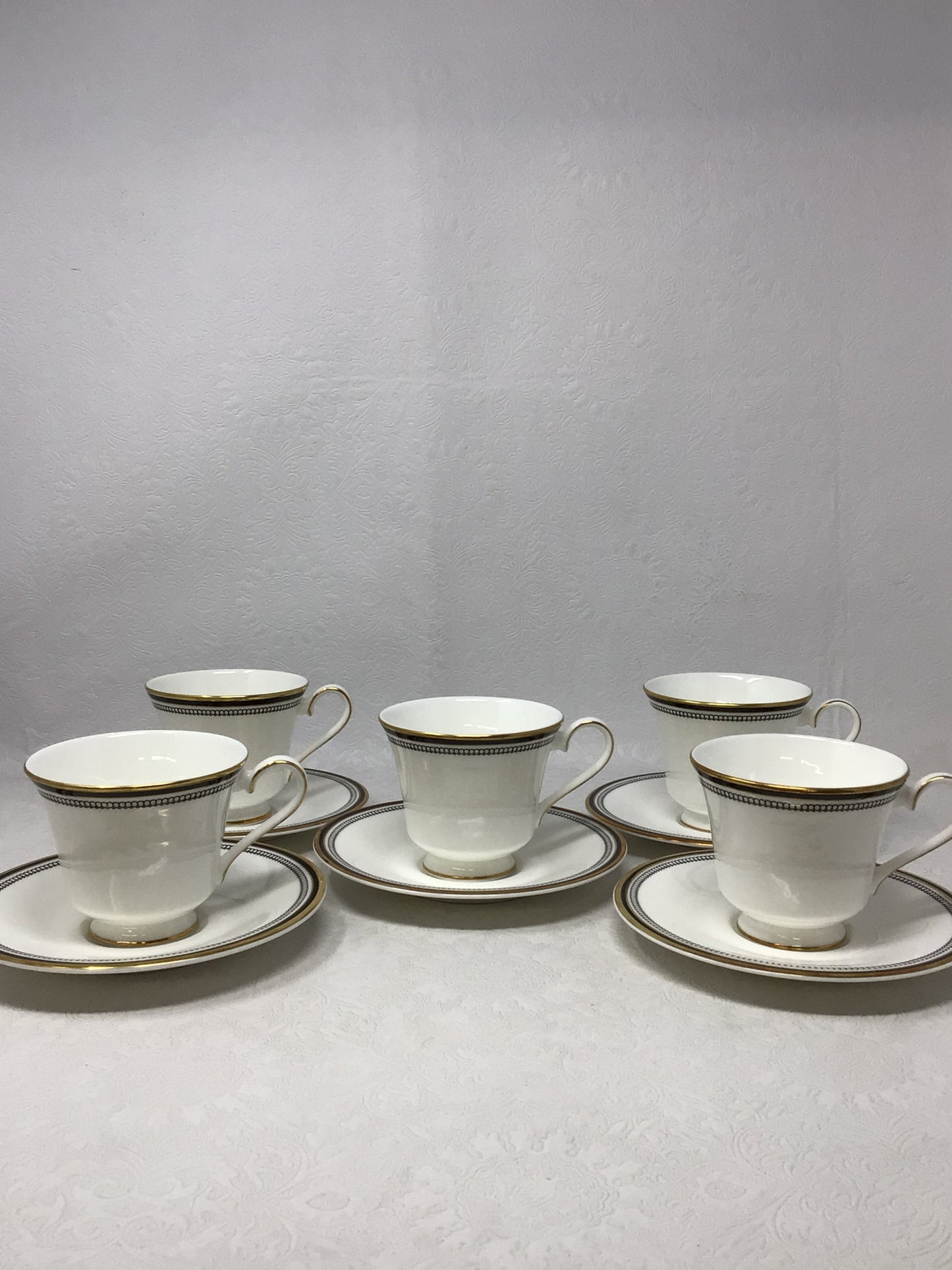 Royal Doulton Pavanne Teacups Set of 5