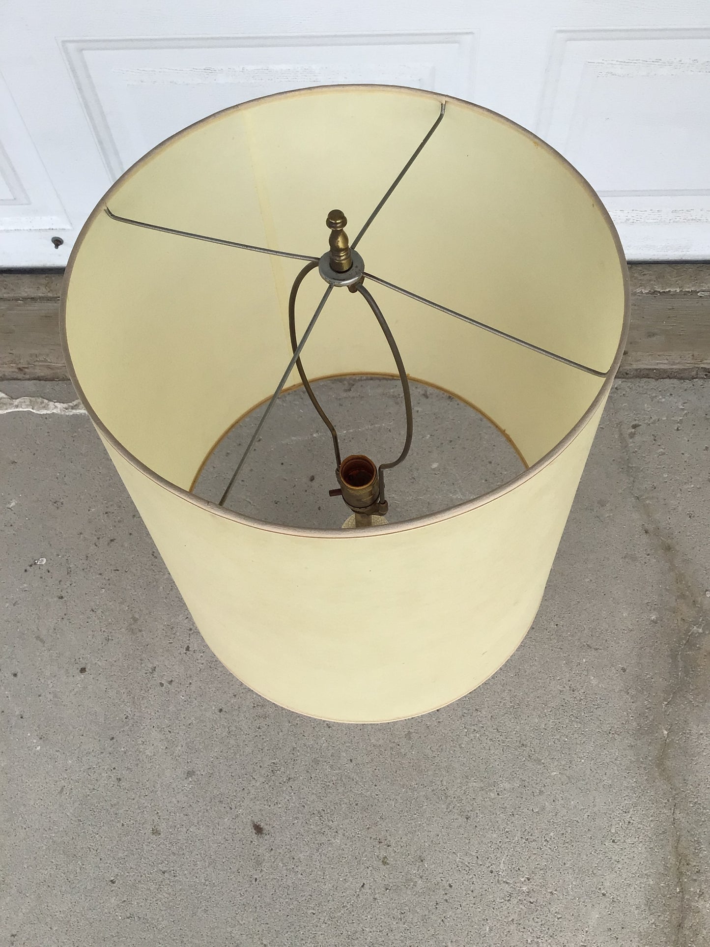 Mid-Century Modern Crackled Lamp