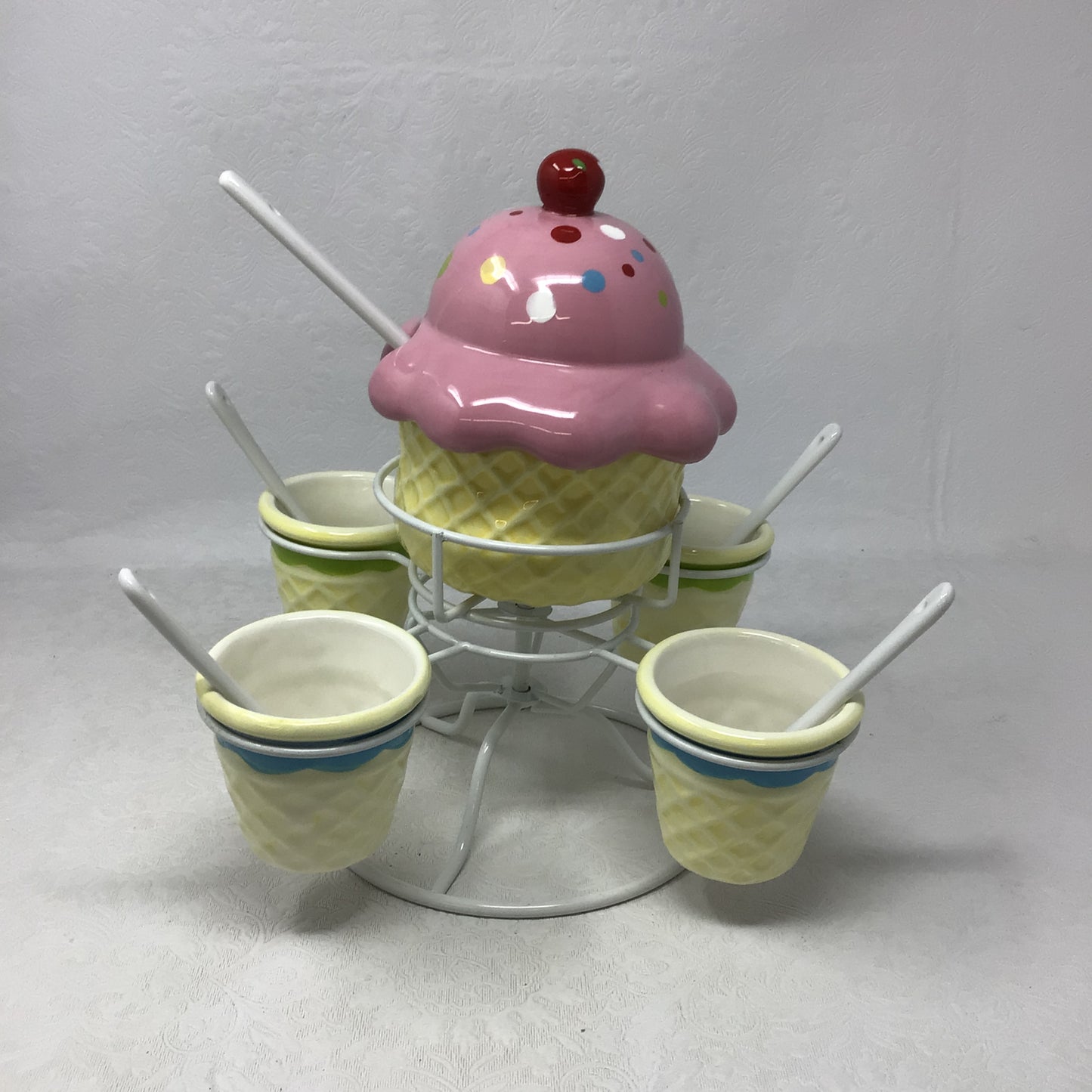 Ice Cream Lazy Susan Server