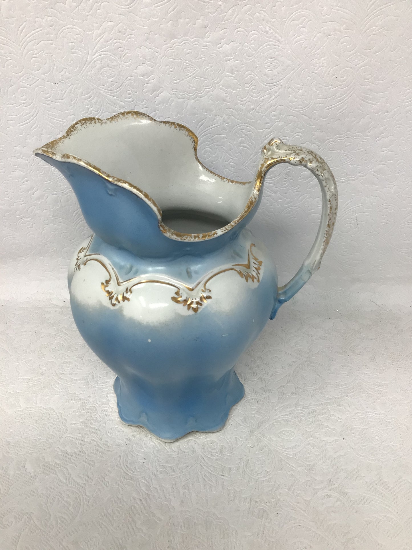 Antique Ironstone J&G Meaxin Pitcher and Covered Dish