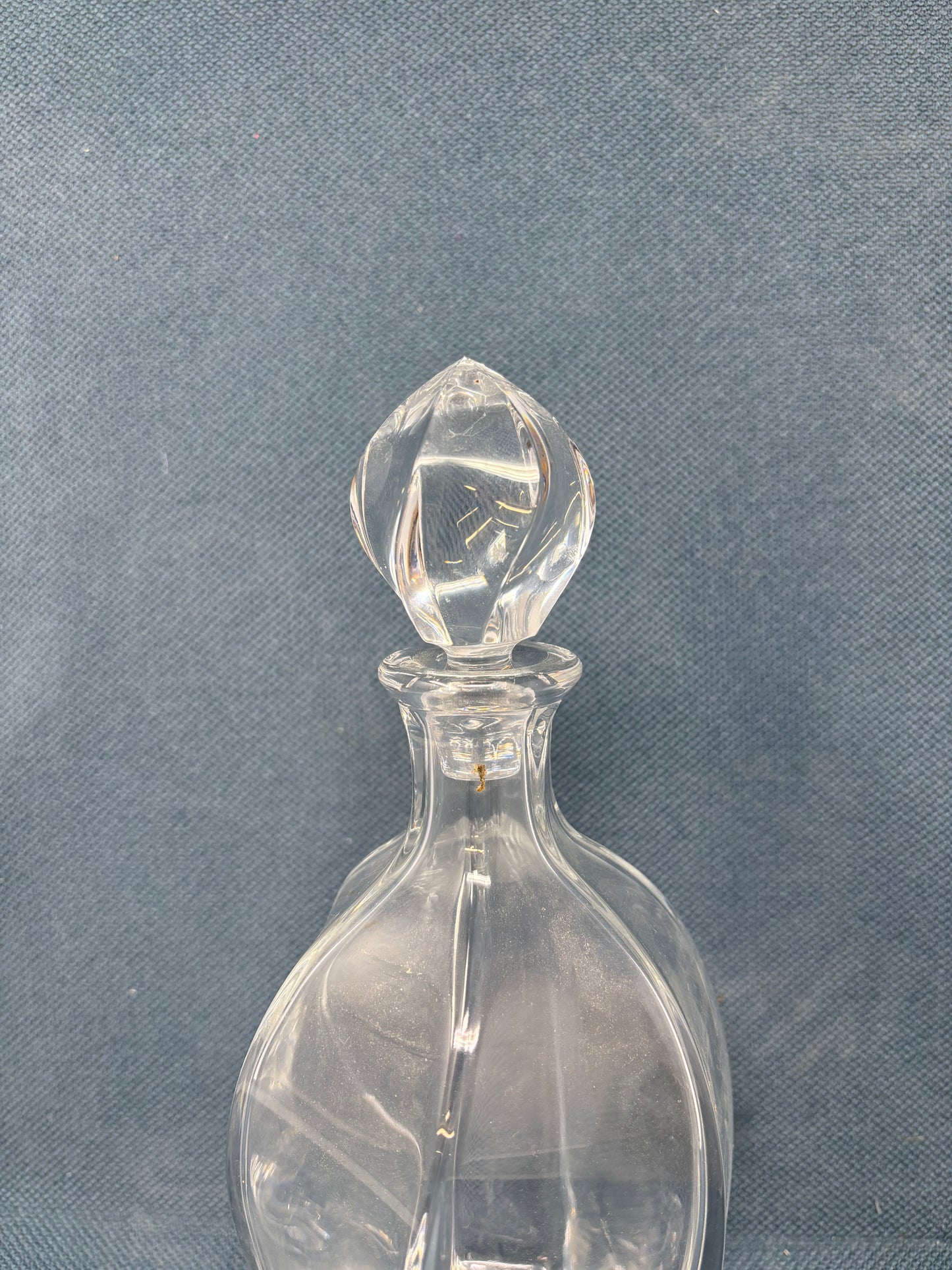 Czech Republic Lead Clear Crystal  Decanter