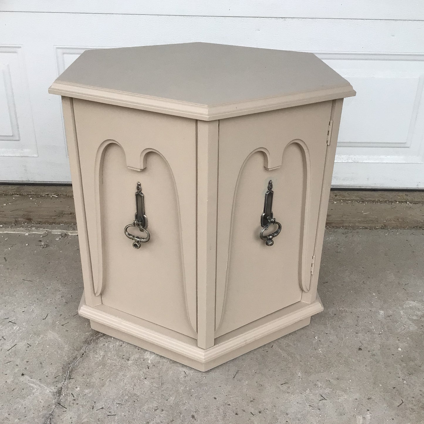 Newly Refurbished Octagon End Table