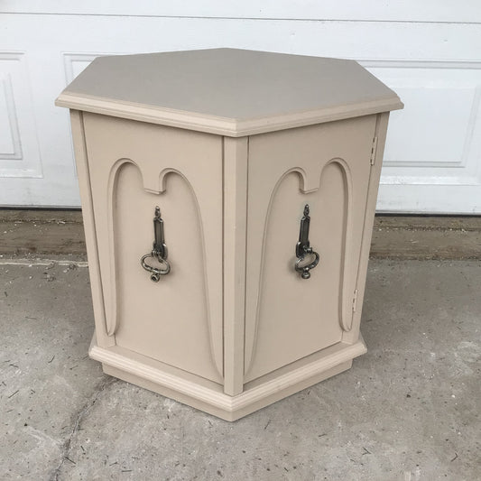 Newly Refurbished Octagon End Table