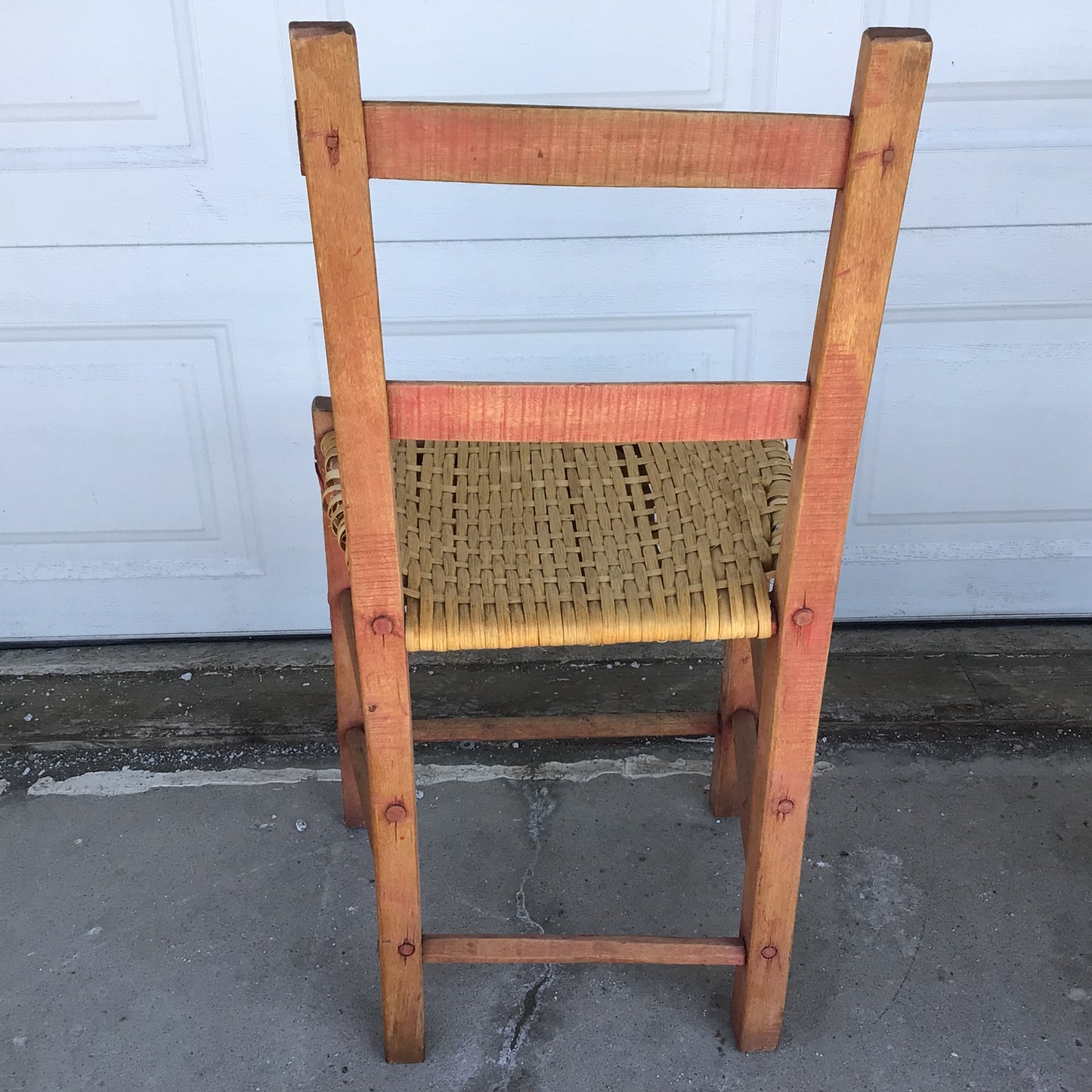 Set of 2 Antique East Coast Ladder Back Chairs