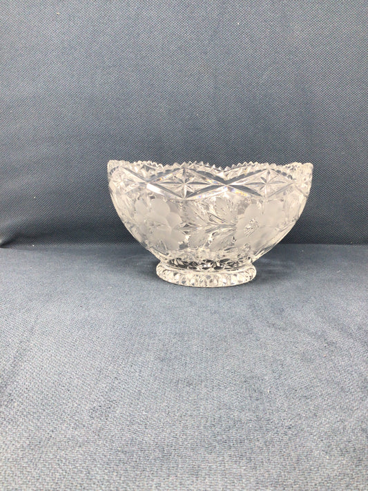 Crystal Floral Design Bowl