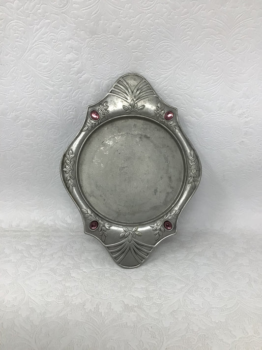 Art Nouveau Pewter Tray