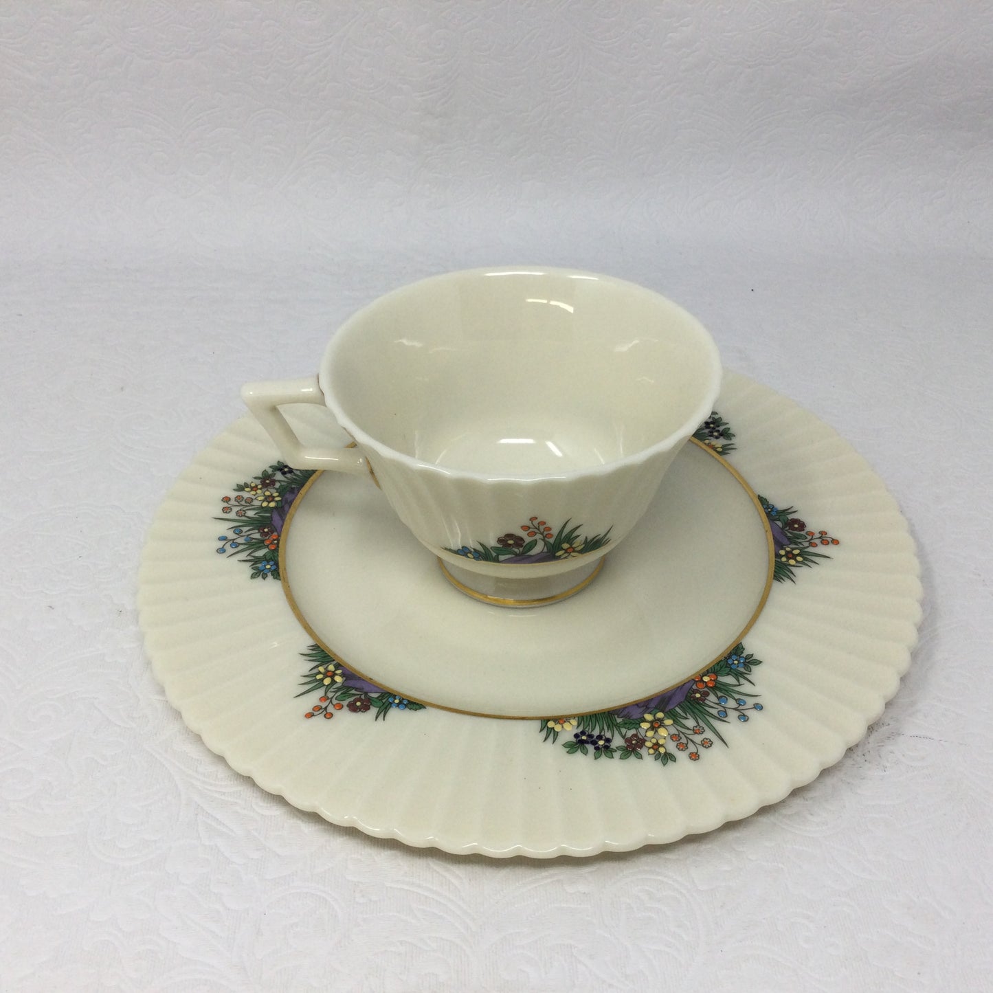 Vintage “Rutledge” By Lenox Bread/Butter Plate and Oversized cup