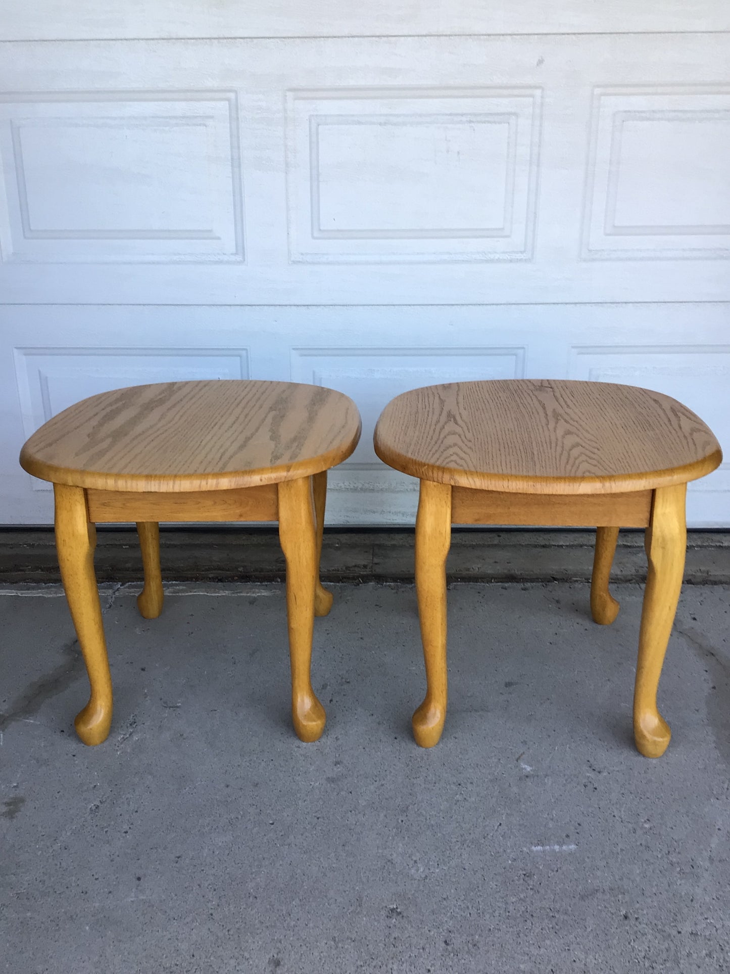 Oval End Table