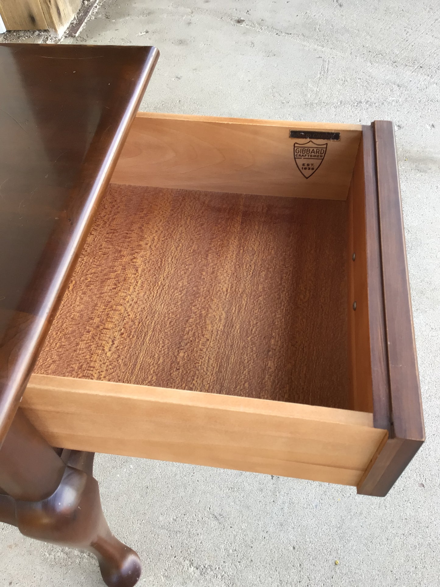 Gibbard Craftsmen Mahogany Accent Table