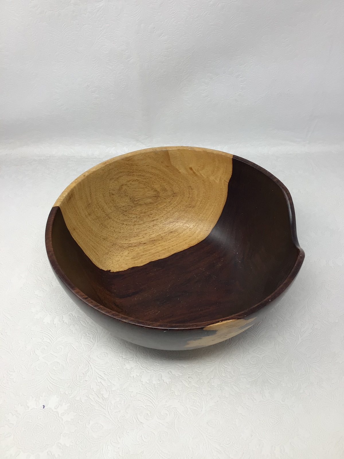 Hand-Turned Wooden Bowl