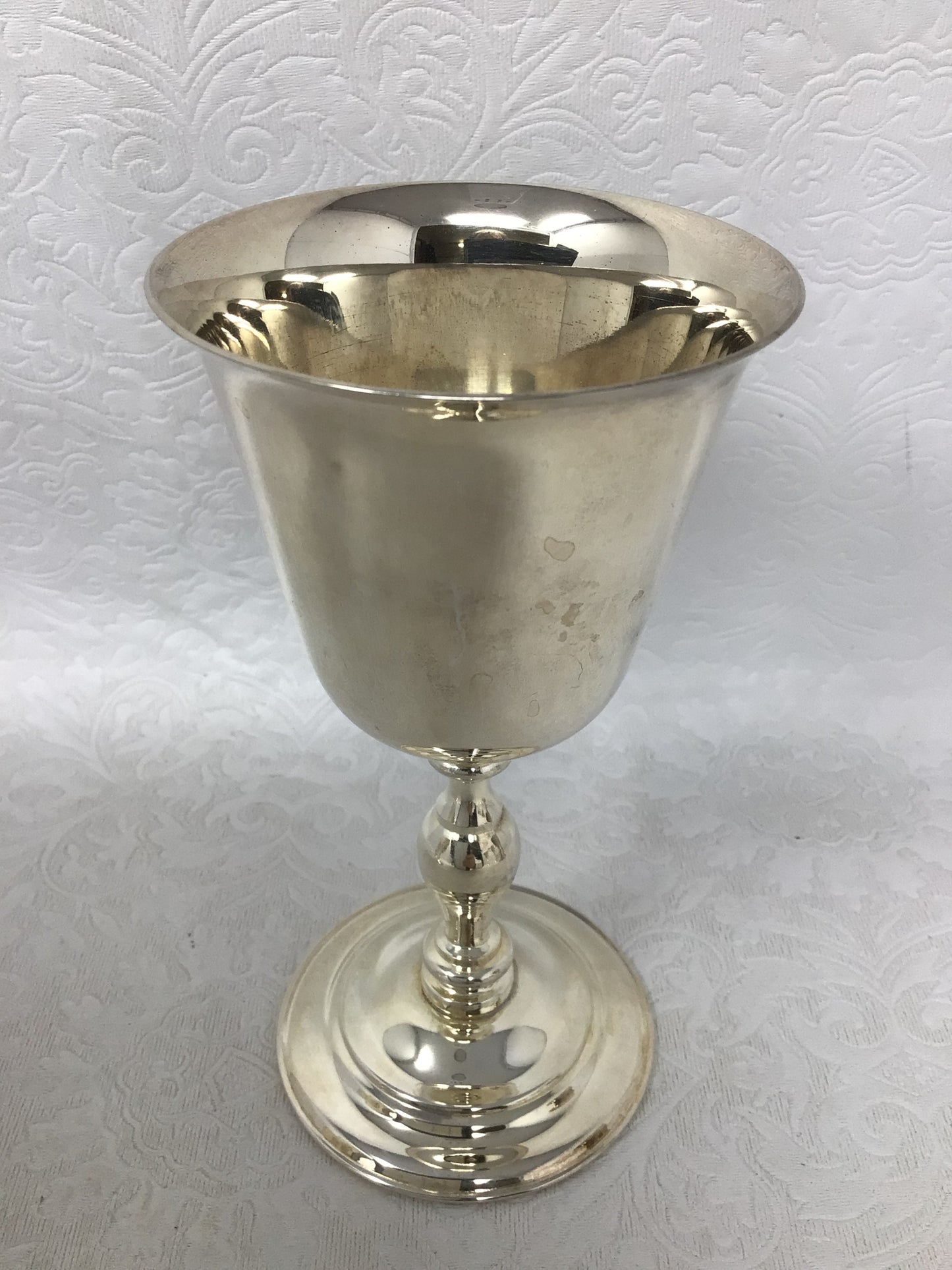 Set of 7 Silver Plated Goblets