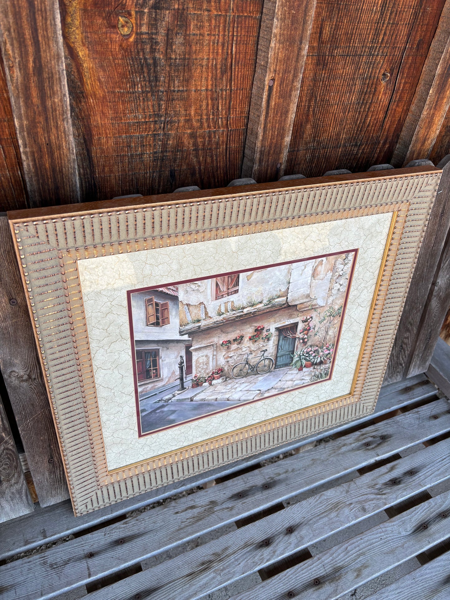 “Passageway in Provence" Framed Print by Roger Duvall