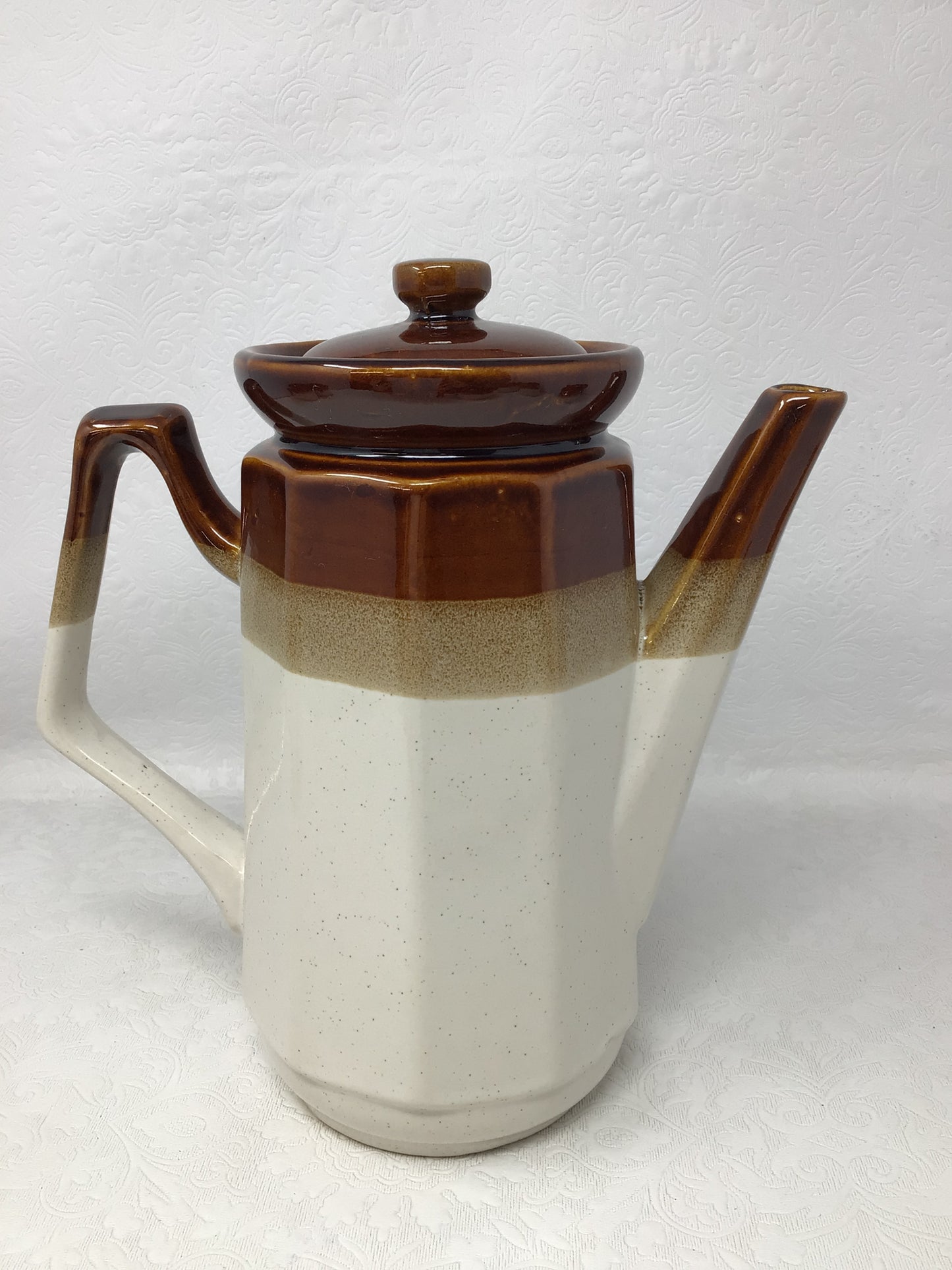 Brown Dip Pottery Tea Set