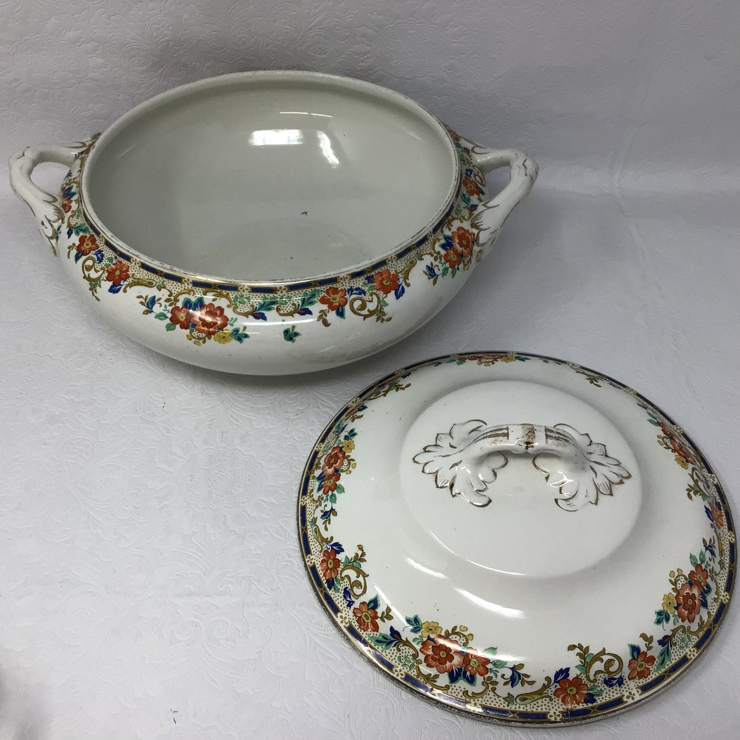 Set of 3 Vintage Losol Ware Kneeling & Co. LTD Art Decor Tureens