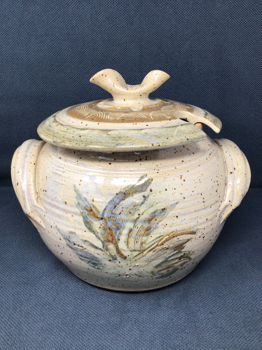 Handcrafted Pottery Lidded Casserole Dish